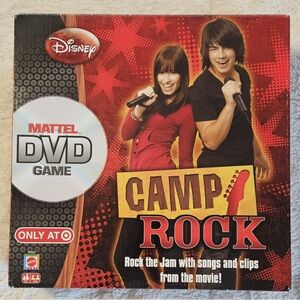 Disney Camp Rock DVD Game with Red and Black Design